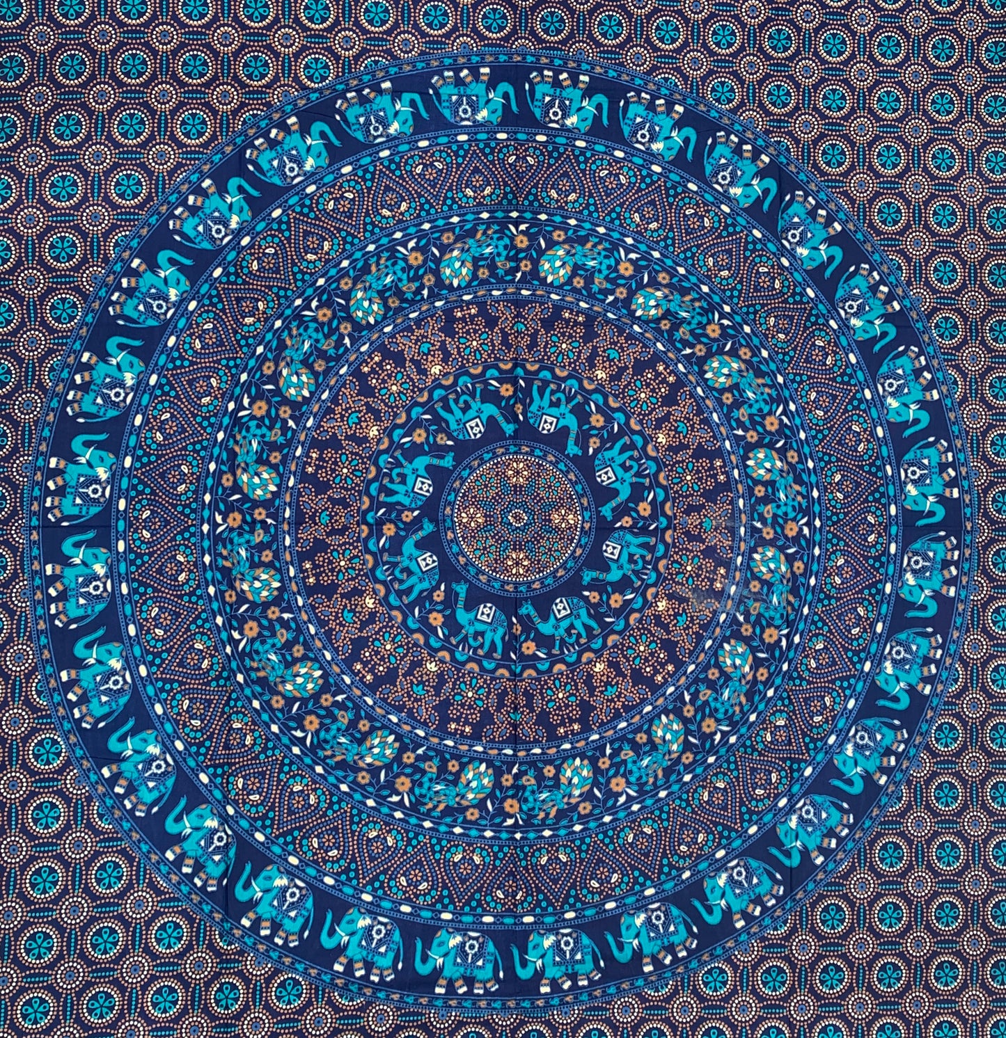 Animal Mandala Tapestry Wall Hanging Decor 80” X 50”