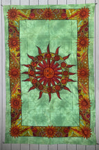 Sun Zodiac Tapestry Wall Decor Hanging 80”X50” - DharmaObjects