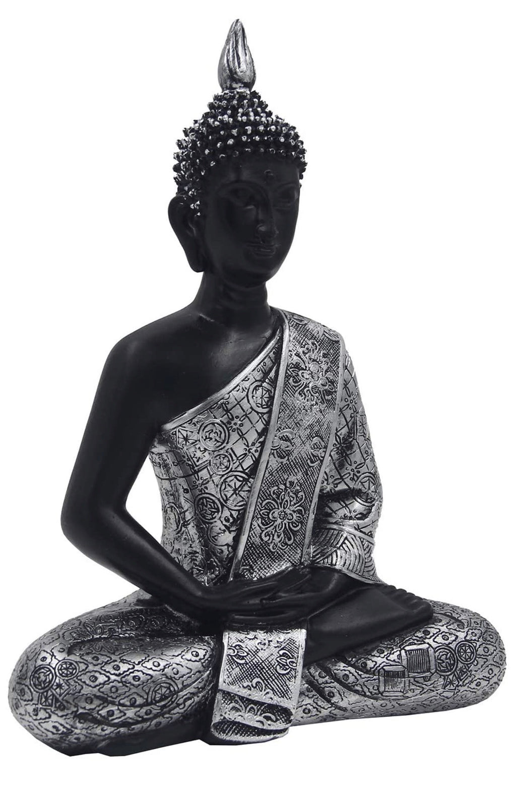 Thai Buddha Meditating Peace Harmony Statue 11” Tall - DharmaObjects