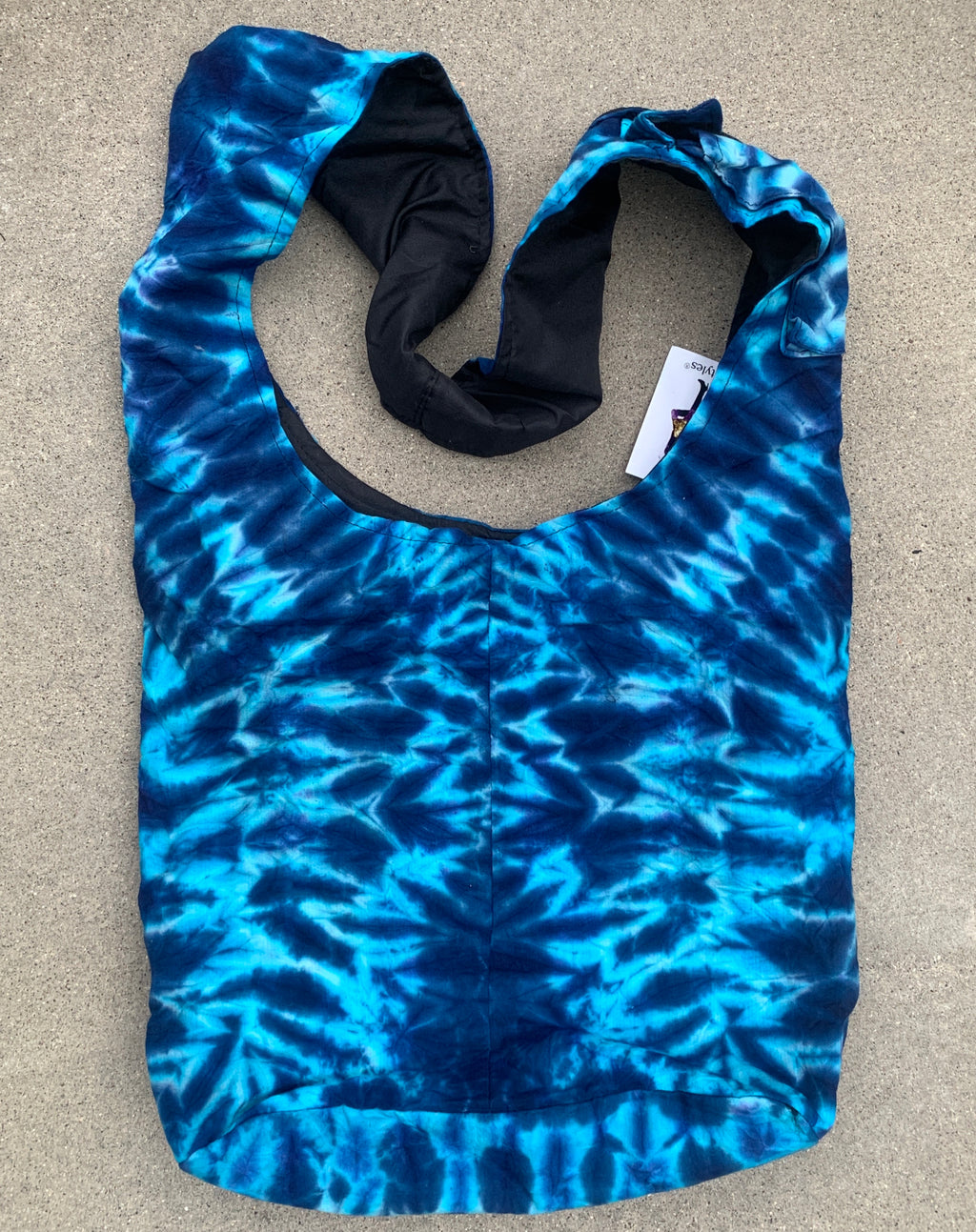 Tie Dye Hippie Hobo Bohemian Crossbody Kitty Bag Purse Nepal - DharmaObjects