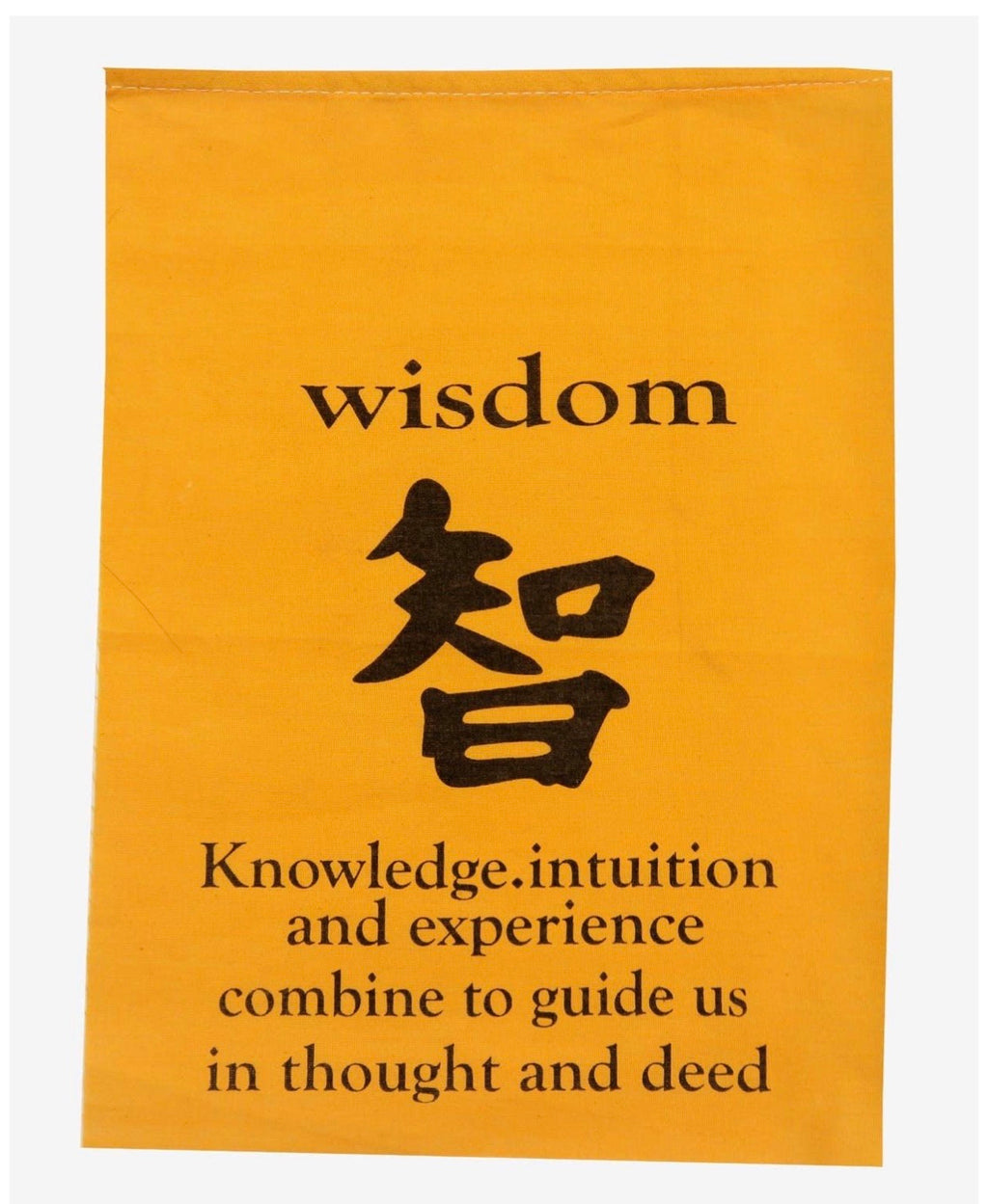 All Natural Handmade Tibetan Style Affirmation Flags - Peace, Happiness, Courage, Love, Tranquility, Wisdom - DharmaObjects