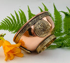 Copper Bowl Smudge, Charcoal, Incense Burner, Ritual Altar Bowl, Offering Bowl. - DharmaObjects