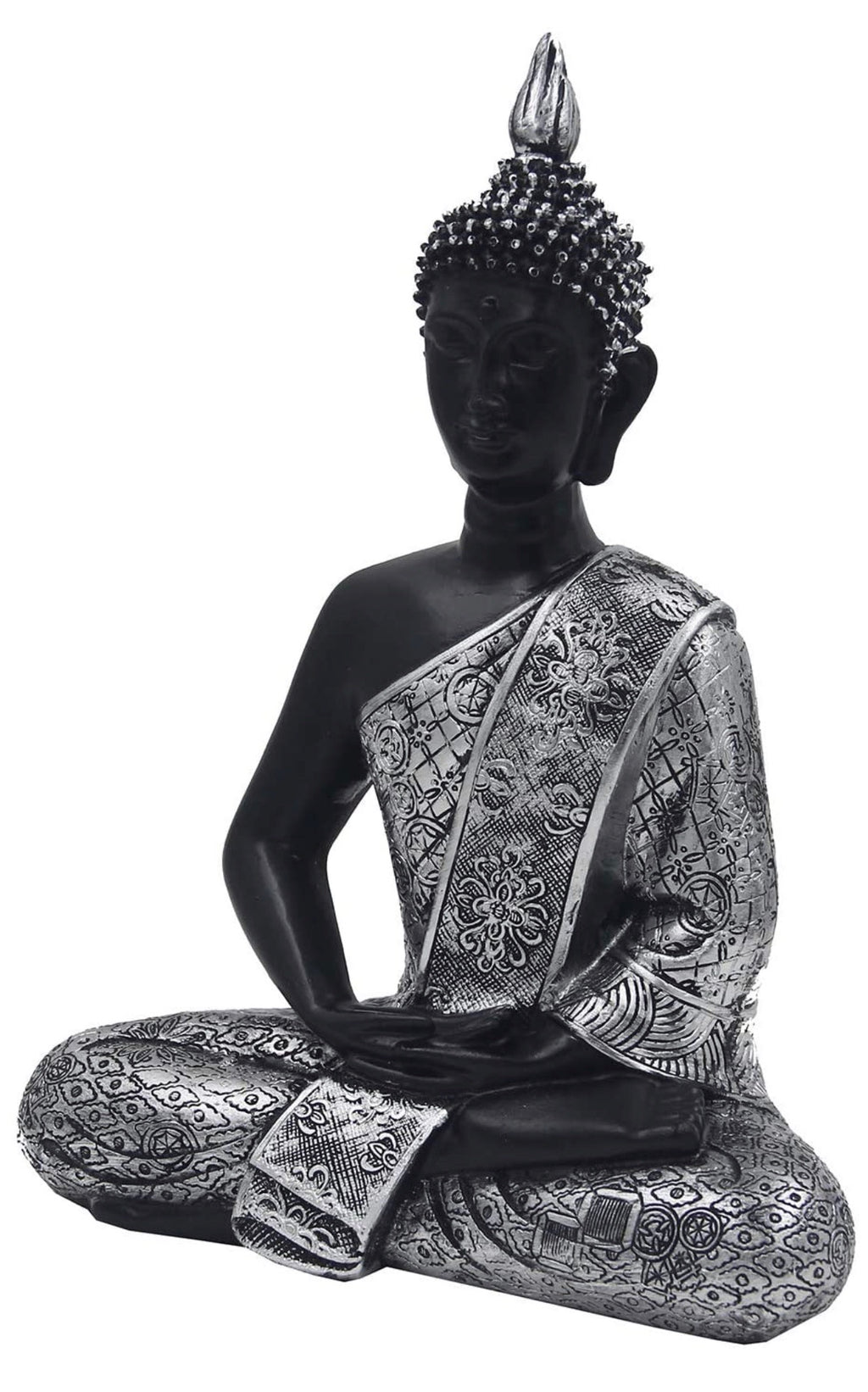 Thai Buddha Meditating Peace Harmony Statue 11” Tall - DharmaObjects
