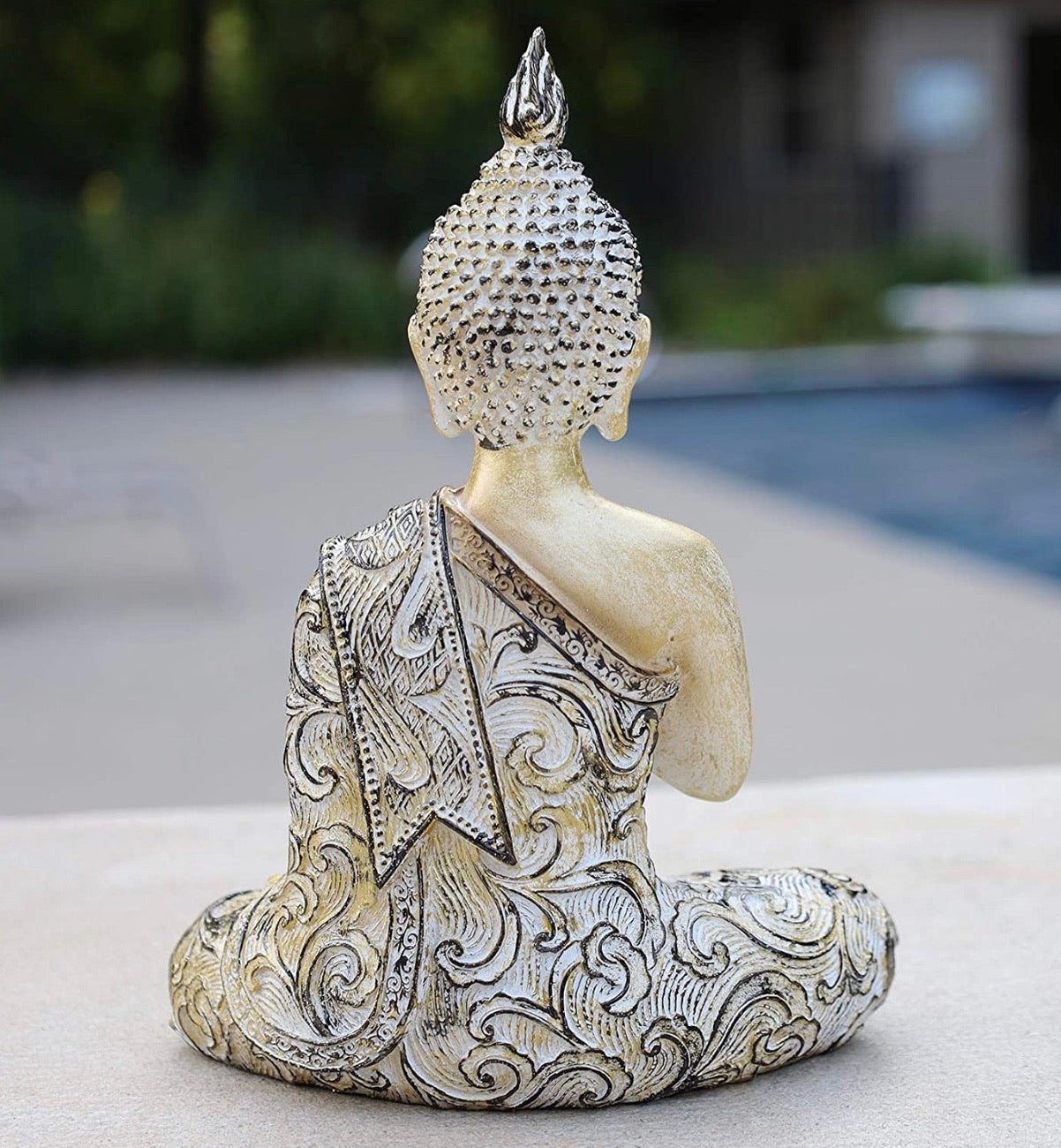 Blessing Buddha Statue Buddha Statue for Home Meditation Gift 8 Inches Tall - DharmaObjects