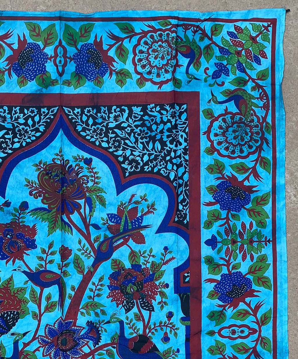Temple Tree Of Life Tapestry Wall Hanging Decor 85” X 55" - DharmaObjects
