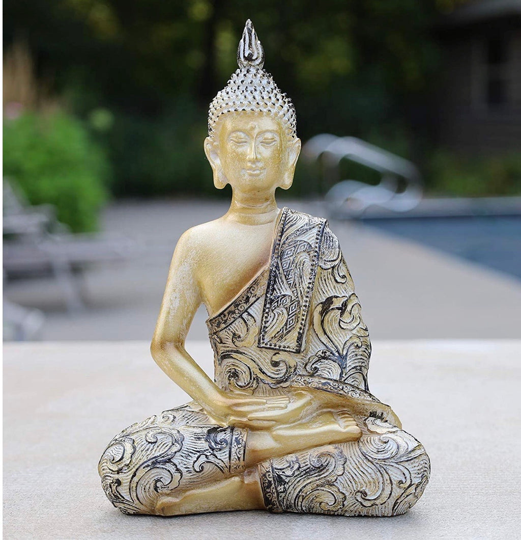 Meditation Buddha Statue for Home 8 Inches Tall - DharmaObjects