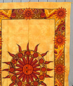 Sun Zodiac Tapestry Wall Decor Hanging 80”X50” - DharmaObjects