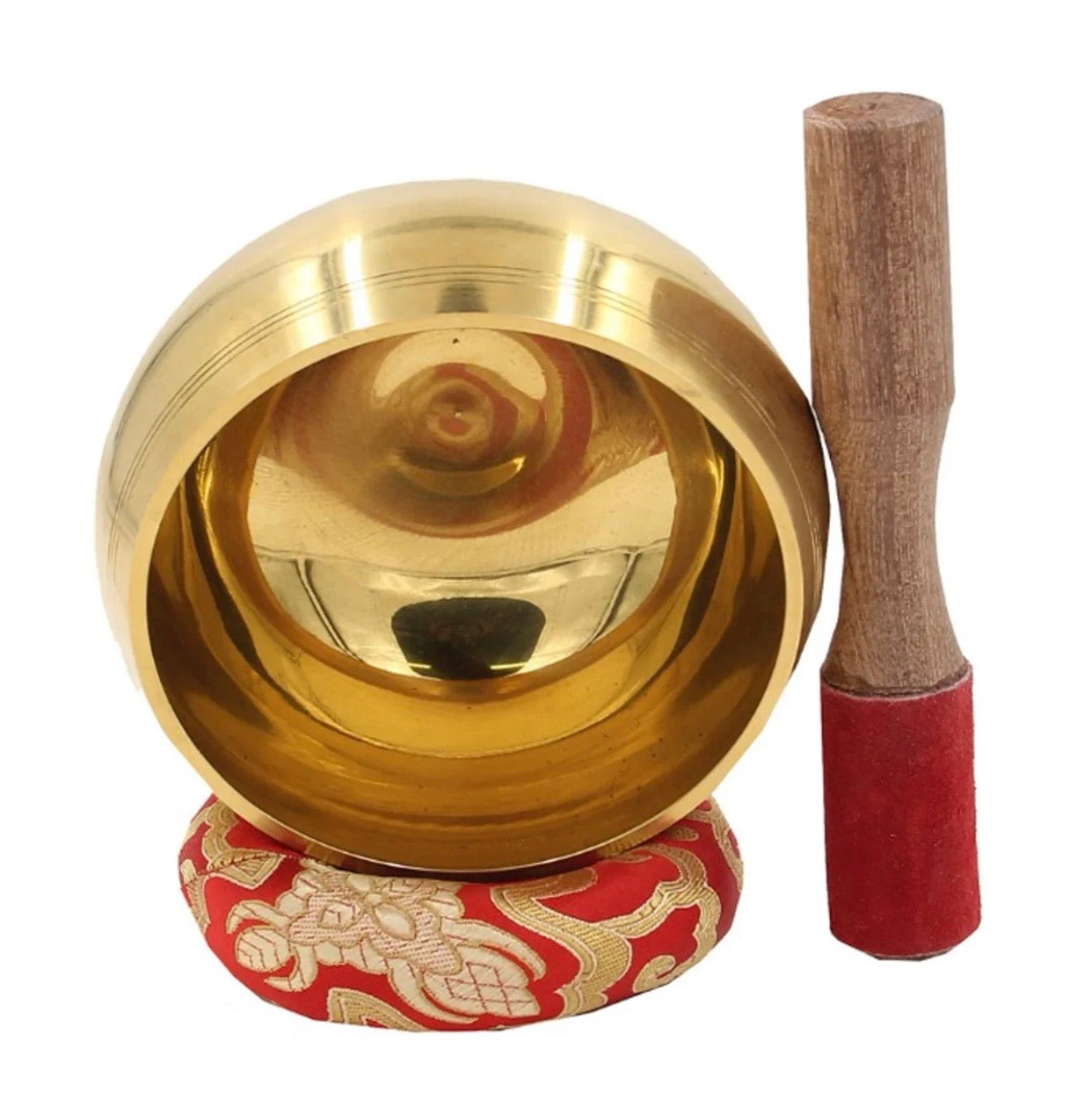 Large Tibetan Singing Bowl Complete Set - DharmaObjects