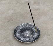 Premium Tibetan Plate Incense Burner Holder Made from Recycled Aluminum 3 in 1.