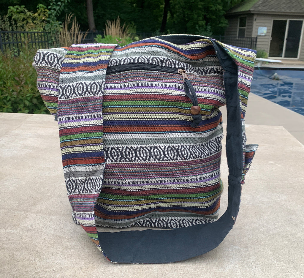 Handloom Hobo Bohemian Sling Crossbody Bag - DharmaObjects