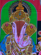 Lord Ganesh Ganesha Tapestry Wall Hanging Decor 30" X 43” - DharmaObjects