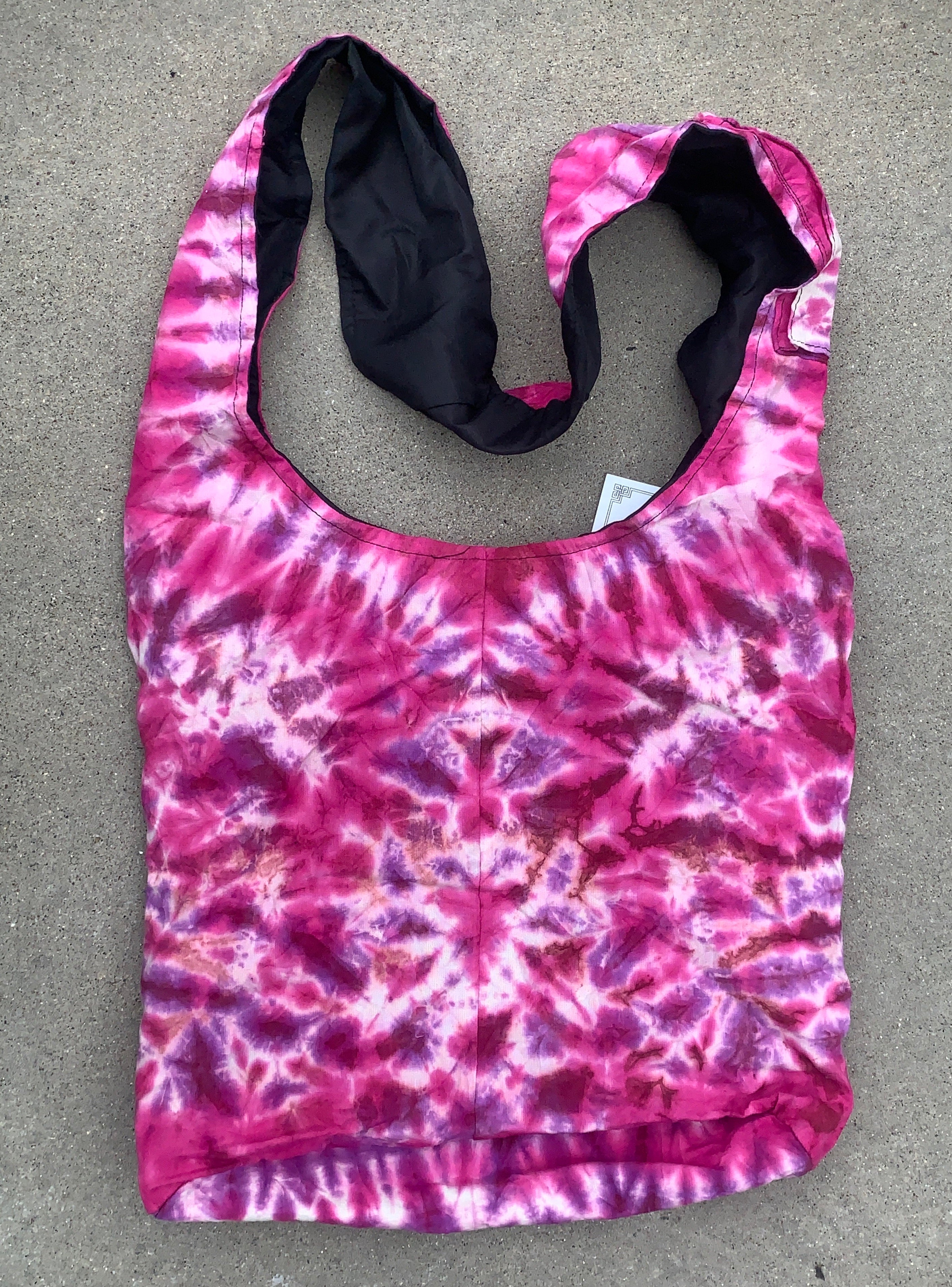 Tie Dye Hippie Hobo Crossbody Butterfly  Bag Purse Nepal - DharmaObjects