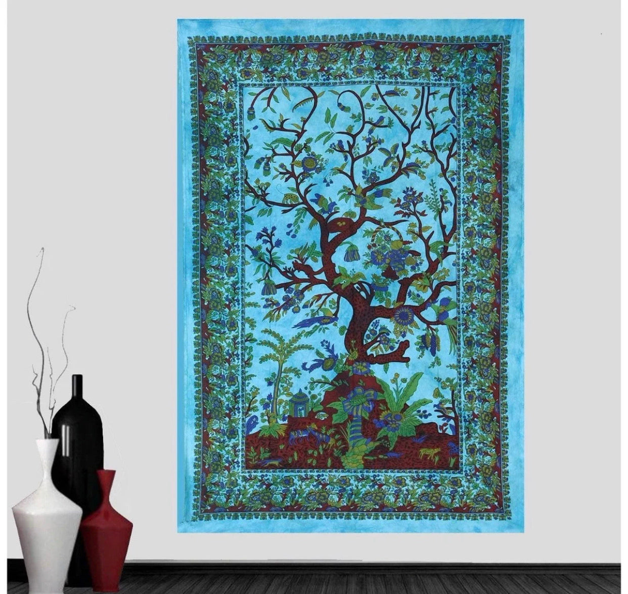 Tree Of Life Tapestry Wall Hanging Decor 80”X50”