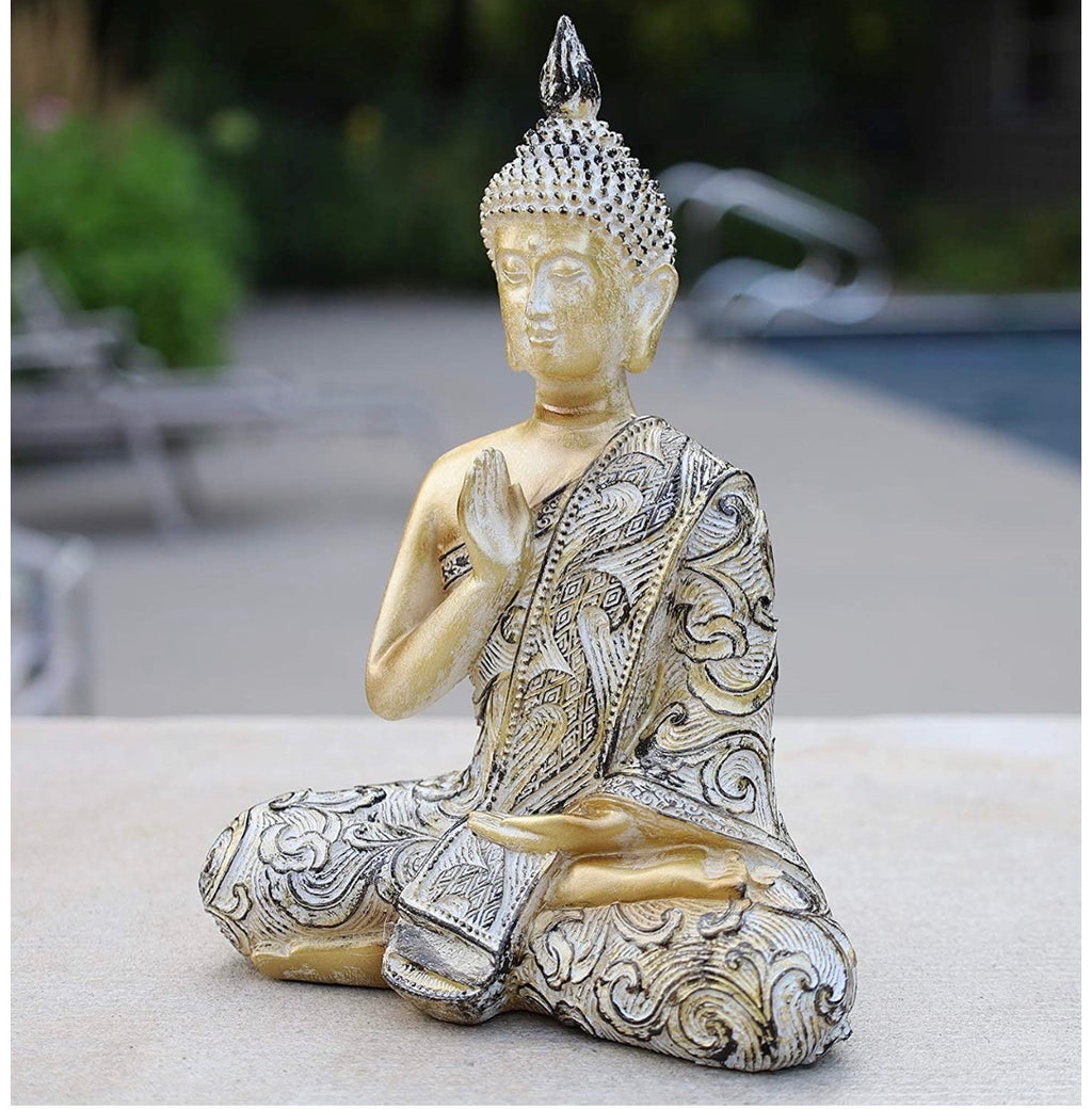Blessing Buddha Statue Buddha Statue for Home Meditation Gift 8 Inches Tall - DharmaObjects