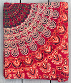Lotus Mandala Tapestry Wall Decor Hanging  80”X50” Red - DharmaObjects