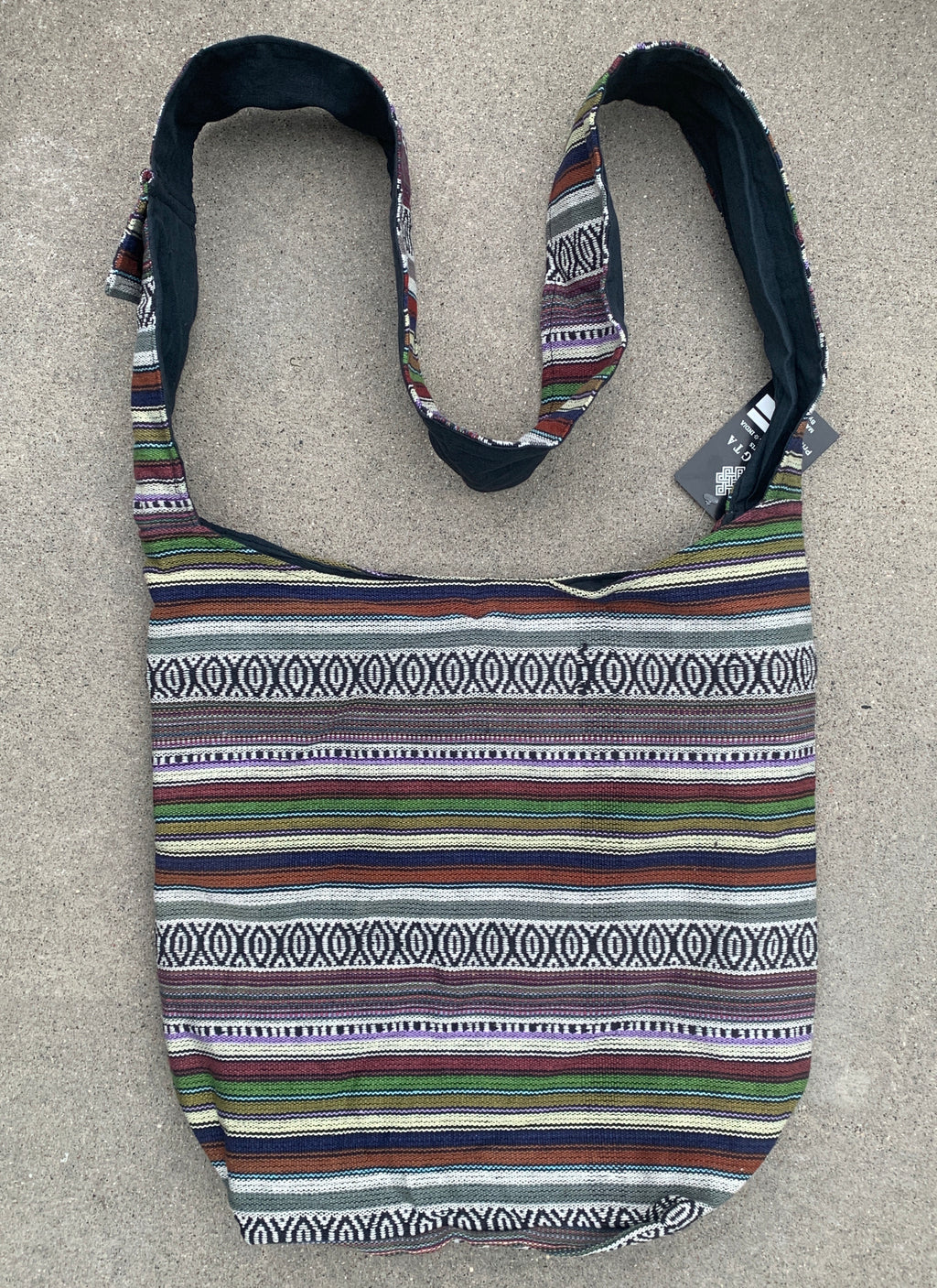 Handloom Hobo Bohemian Sling Crossbody Bag - DharmaObjects