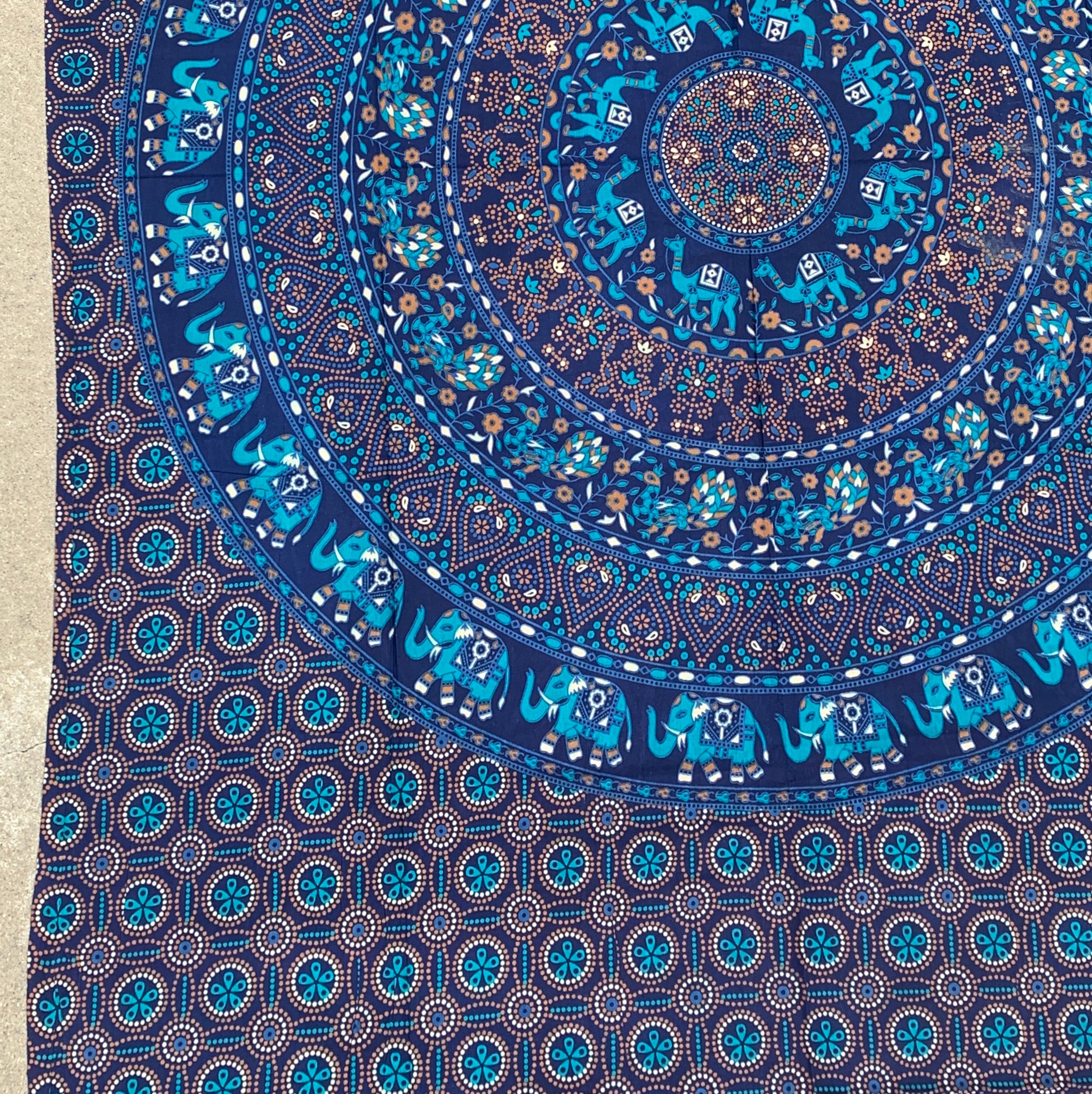 Animal Mandala Tapestry Wall Hanging Decor 80” X 50” - DharmaObjects