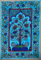 Temple Tree Of Life Tapestry Wall Hanging Decor 85” X 55" - DharmaObjects