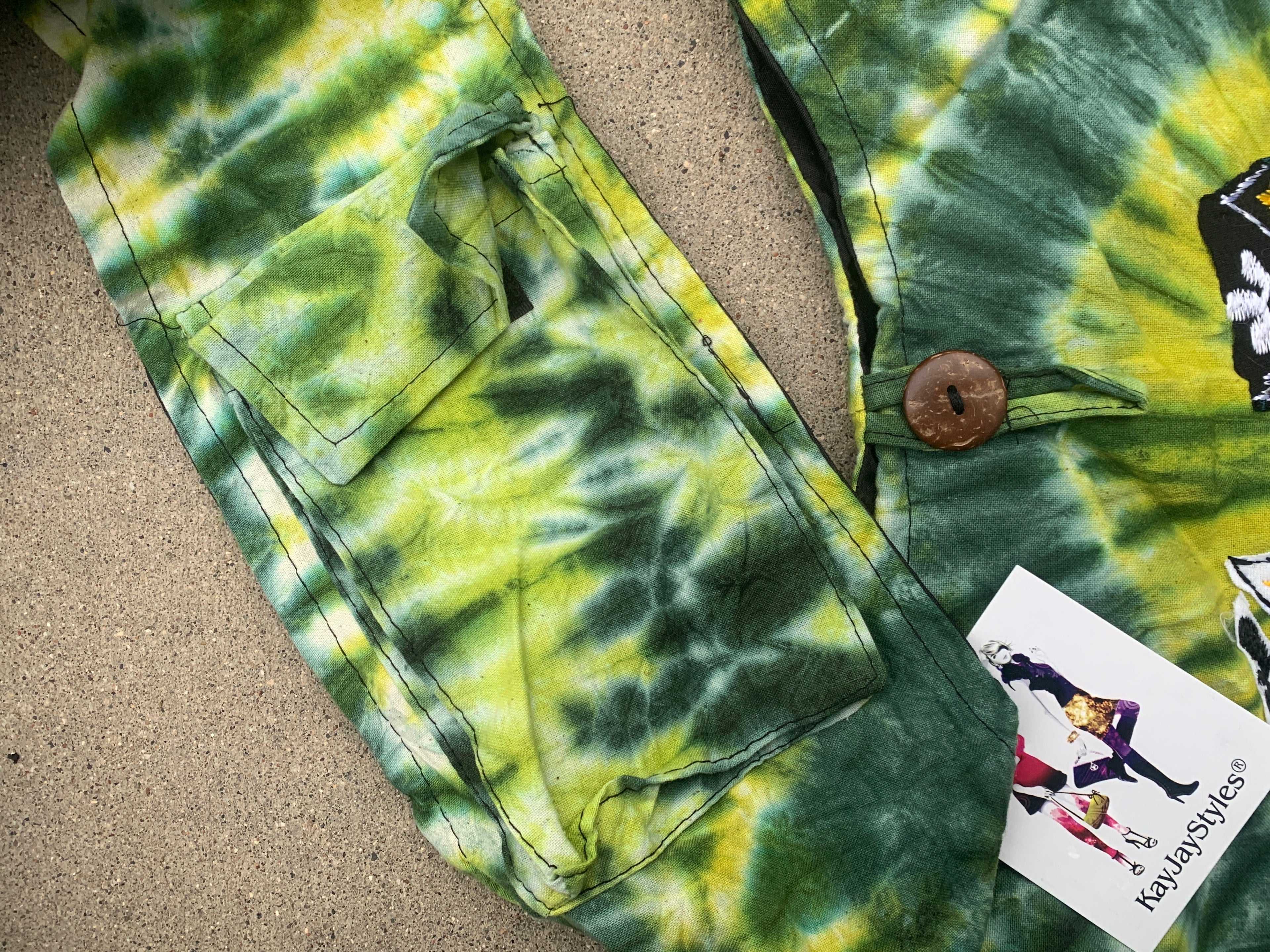 Tie Dye Hippie Hobo Crossbody Kitty Bag Purse Nepal - DharmaObjects