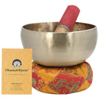 Hand Hammered Zen 5 Inches Singing Bowl Complete Set - DharmaObjects