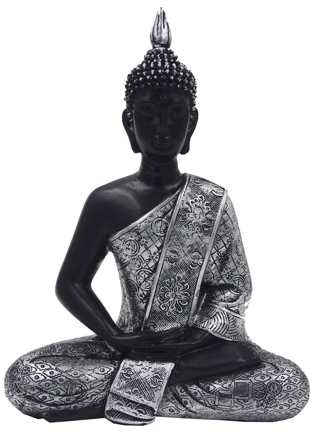 Thai Buddha Meditating Peace Harmony Statue 11” Tall - DharmaObjects