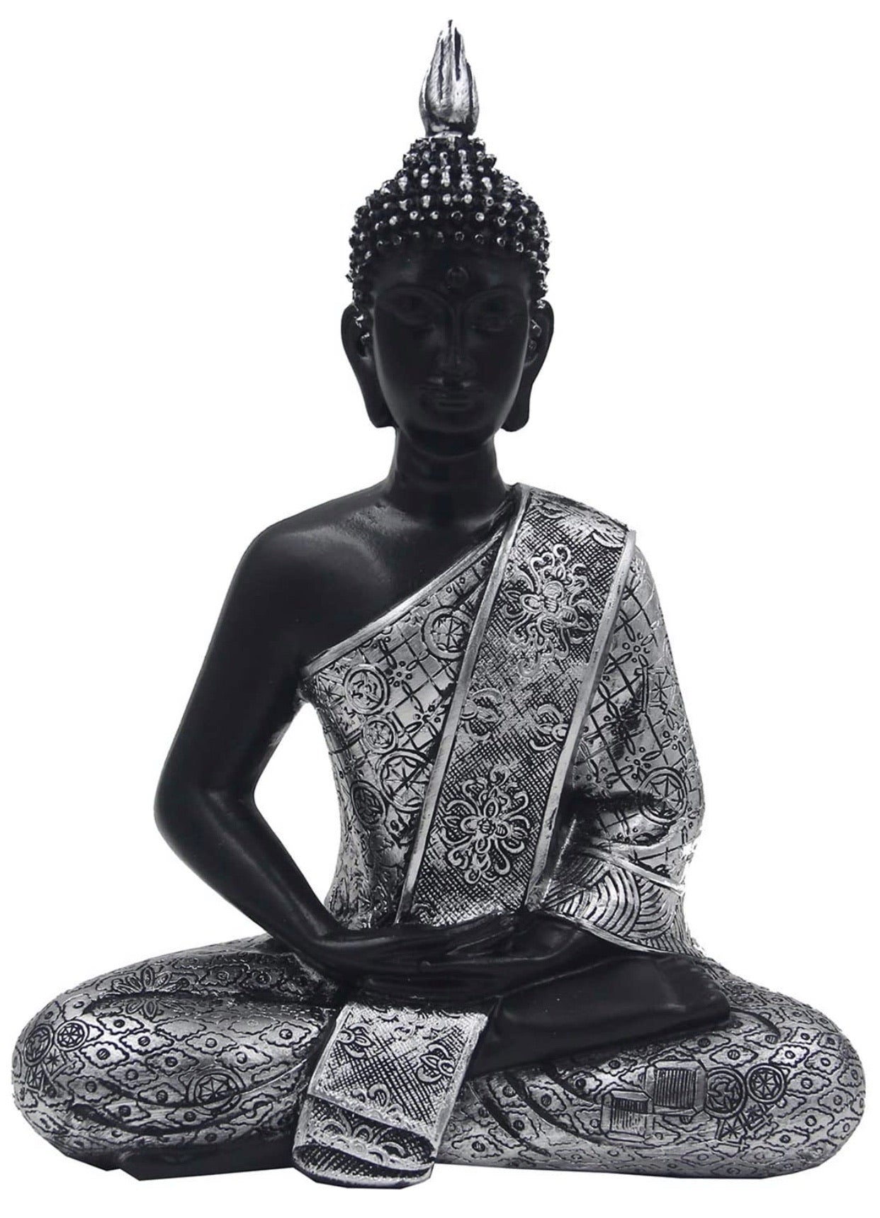 Thai Buddha Meditating Peace Harmony Statue 11” Tall - DharmaObjects