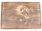 Large Solid Mango Wood Hand Carved Prayer Puja Shrine Altar Meditation Table - DharmaObjects