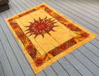 Sun Zodiac Tapestry Wall Decor Hanging 80”X50” - DharmaObjects