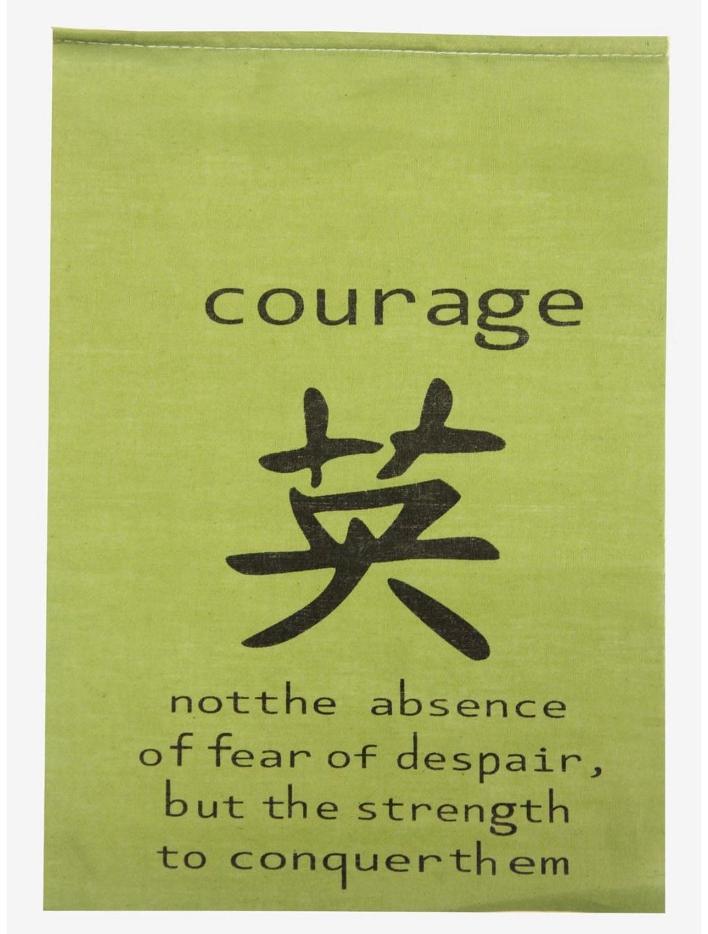 All Natural Handmade Tibetan Style Affirmation Flags - Peace, Happiness, Courage, Love, Tranquility, Wisdom - DharmaObjects