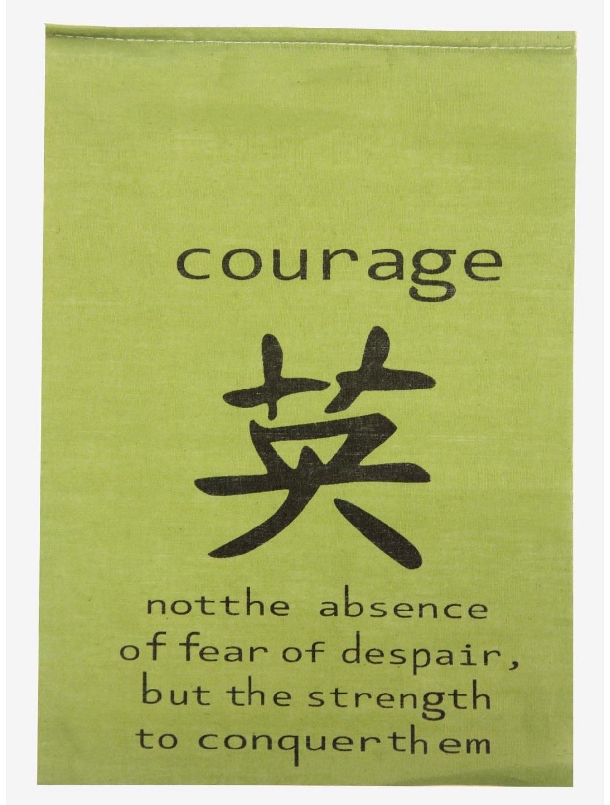 All Natural Handmade Tibetan Style Affirmation Flags - Peace, Happiness, Courage, Love, Tranquility, Wisdom - DharmaObjects