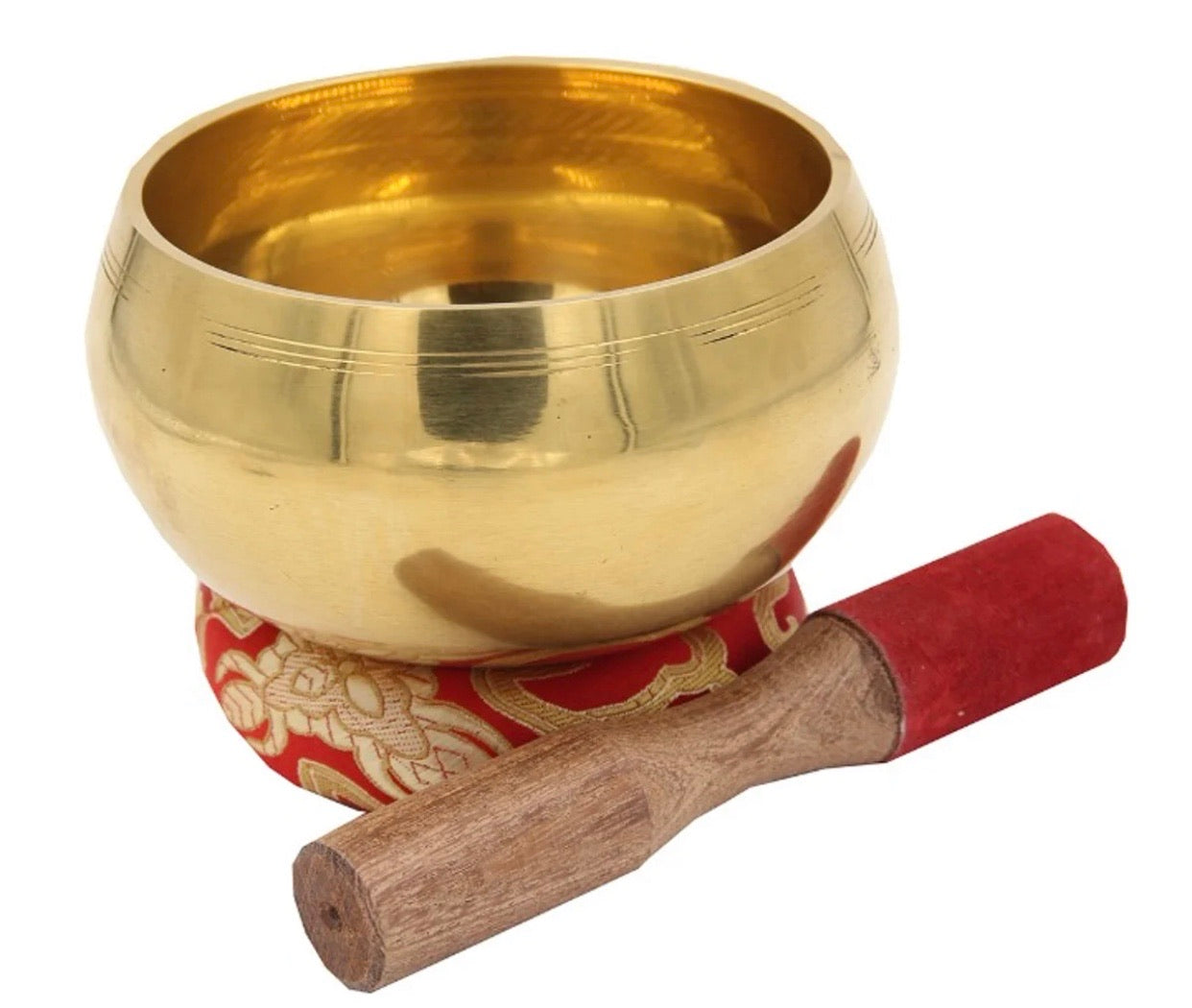 Large Tibetan Singing Bowl Complete Set - DharmaObjects