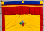 Tibetan Buddhist 8 Lucky Symbols Kalachakra Door Curtain wall hanging - DharmaObjects