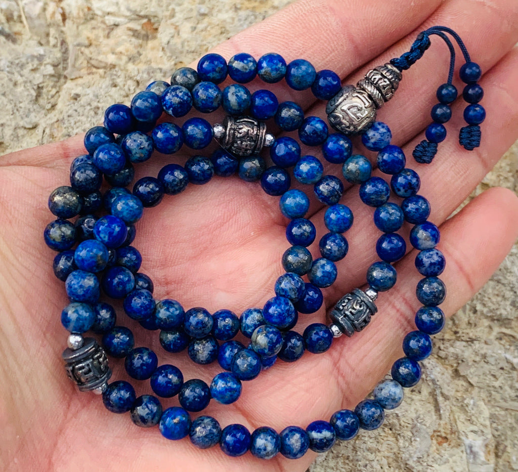 Gemstone 108 Beads Mala Prayer Beads - DharmaObjects