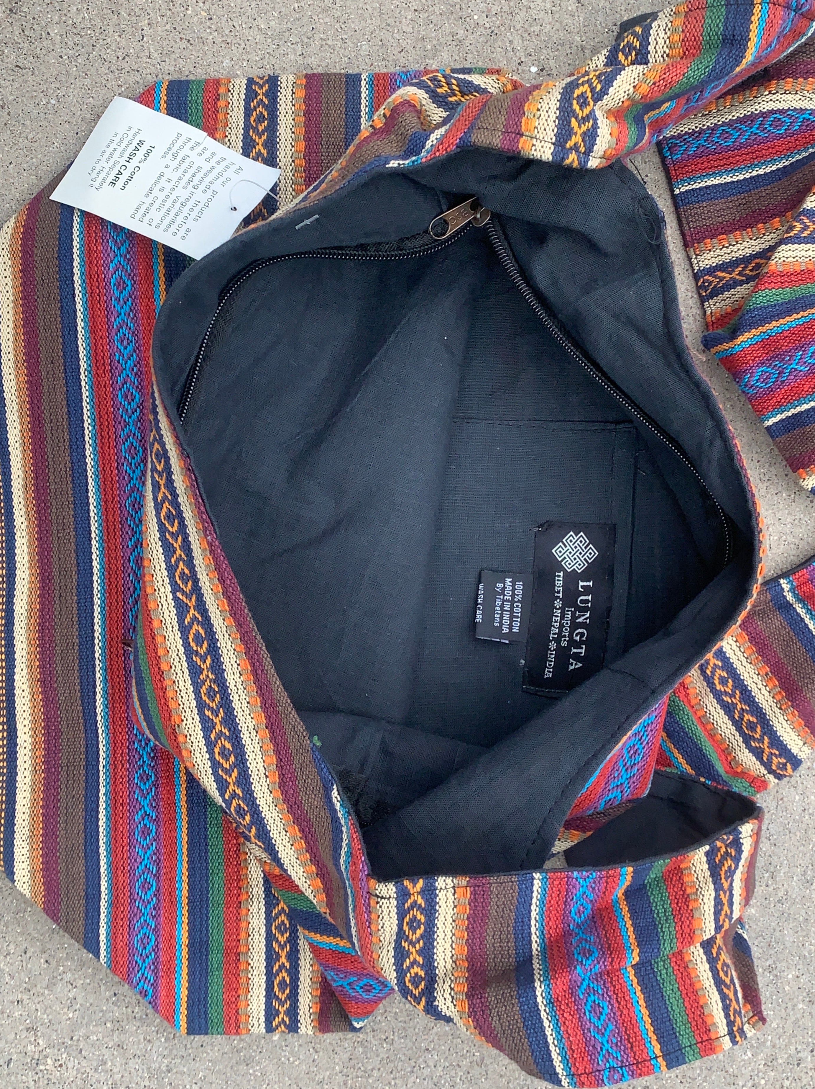 Handloom Hobo Bohemian Sling Crossbody Bag - DharmaObjects