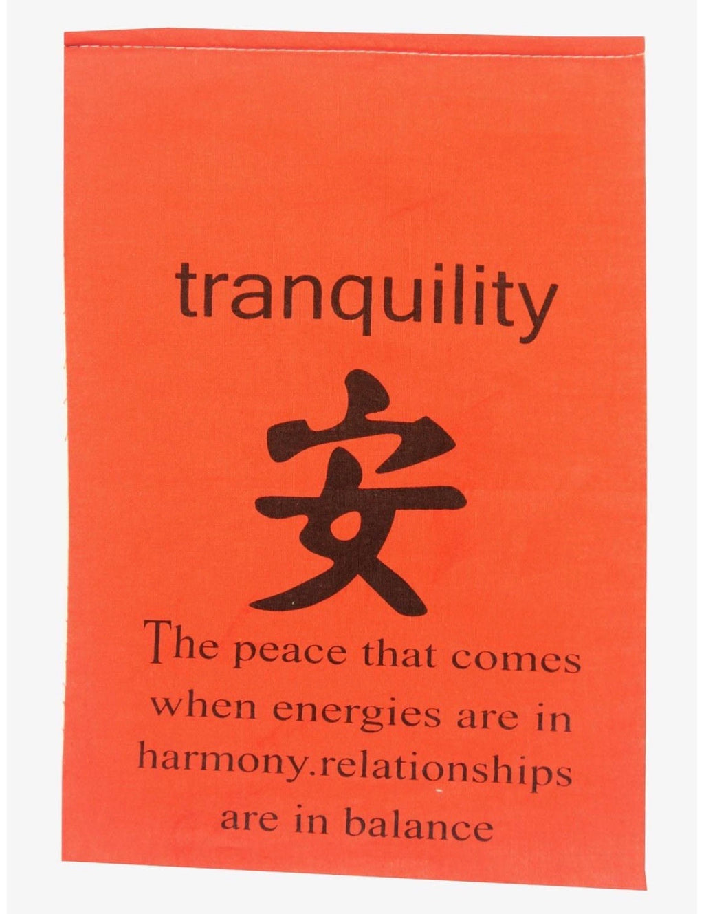 All Natural Handmade Tibetan Style Affirmation Flags - Peace, Happiness, Courage, Love, Tranquility, Wisdom - DharmaObjects
