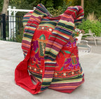Elephants Hippie Hobo Bohemian Crossbody Bag Purse - DharmaObjects