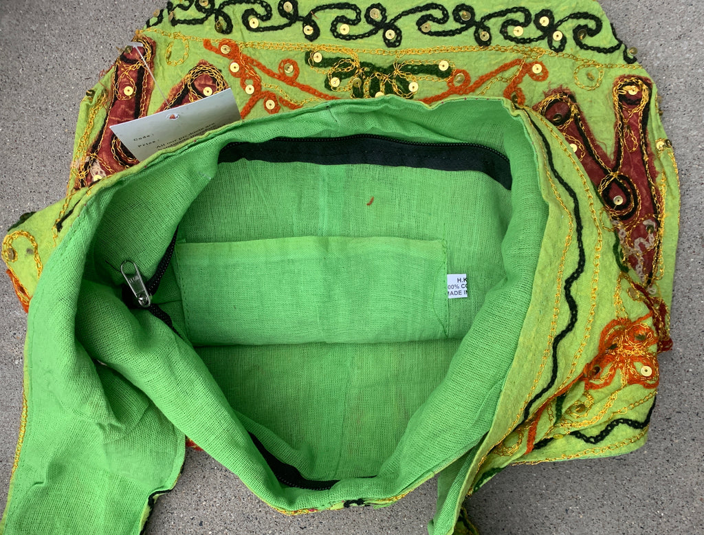 Elephants Hobo Hippie Bohemian Sling Crossbody Bag Purse - DharmaObjects