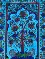 Temple Tree Of Life Tapestry Wall Hanging Decor 85” X 55" - DharmaObjects