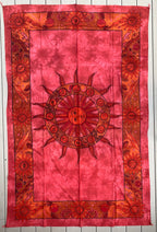 Sun Zodiac Tapestry Wall Decor Hanging 80”X50” - DharmaObjects