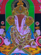 Lord Ganesh Ganesha Tapestry Wall Hanging Decor 30" X 43” - DharmaObjects