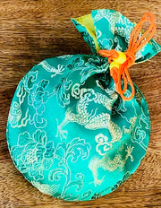 DharmaObjects Tibetan Premium Quality"Om Namah Shivaya " Tingsha Cymbals With Pouch