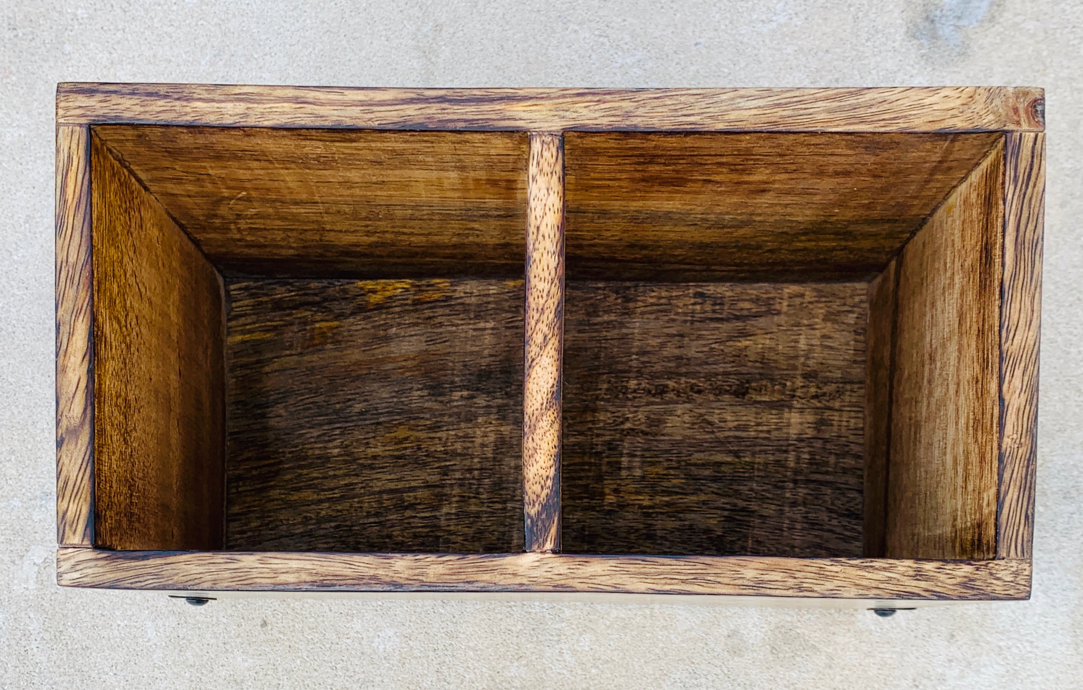 Rustic Country Style Wooden Utensil Cooking Tools Holder - DharmaObjects