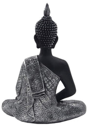 Thai Buddha Meditating Peace Harmony Statue 11” Tall