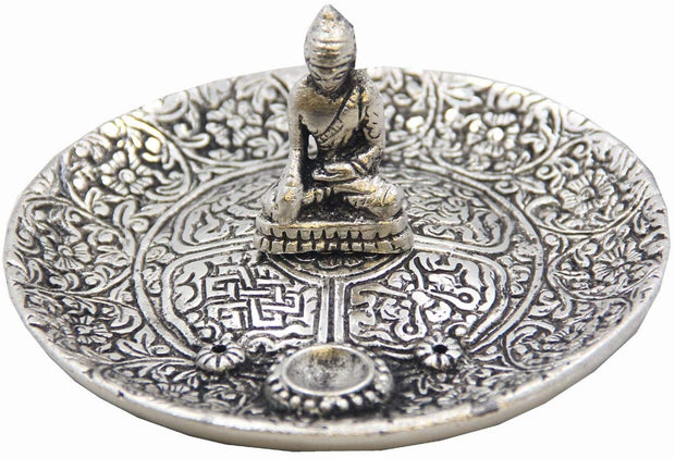 Tibetan Buddha Incense Burner Holder - DharmaObjects