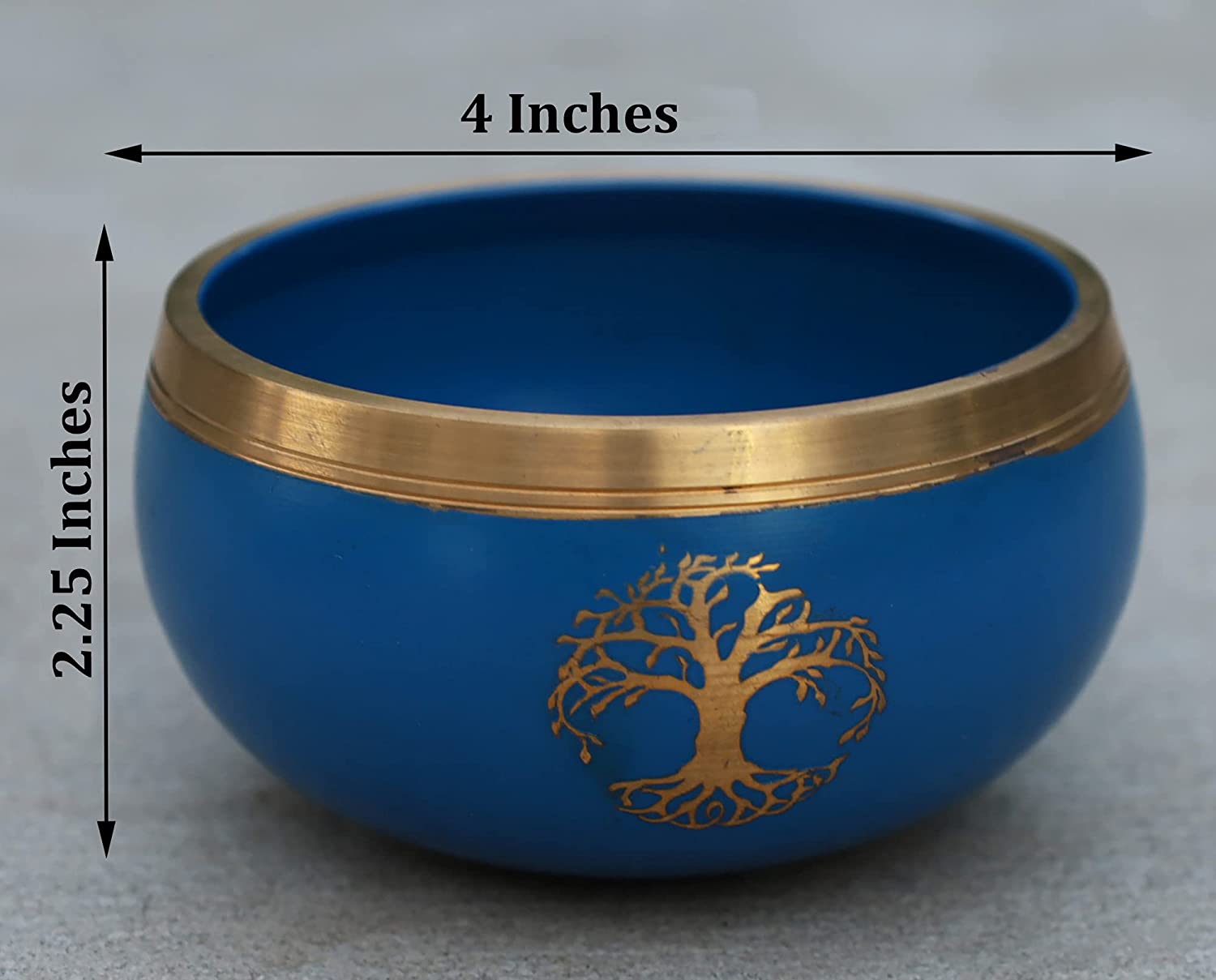 Tibetan Tree Of Life Singing Bowl Mallet Cushion Set ~ For Meditation, Yoga, Spiritual Healing and Mindfulness - DharmaObjects