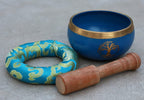 Tibetan Tree Of Life Singing Bowl Mallet Cushion Set ~ For Meditation, Yoga, Spiritual Healing and Mindfulness - DharmaObjects